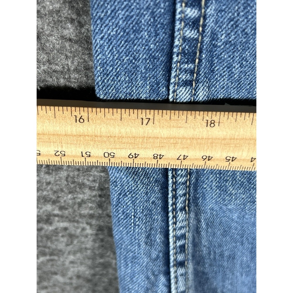 Vintage Polo Jeans Co. Ralph Lauren Relaxed Fit Wide Leg Jeans Womens Size 13x30 - Picture 9 of 12